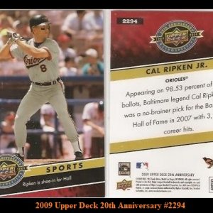 2009 Upper Deck 20th Anniversary #2294.jpg