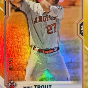 2021 Bowman National Gold rainbow /50