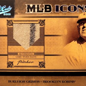 Burleigh Grimes 2005 Playoff Prime Cuts Jersey