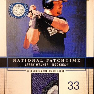 Larry Walker 2003 National Patchtime patch