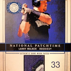 2003 National Patchtime Larry Walker patch