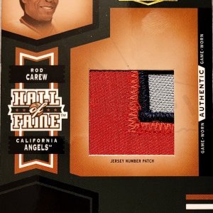 Rod Carew 2005 Prime Patches Patch