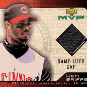 2001 MVP Game Used Cap