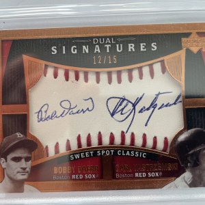 Bobby Doerr/Carl Yastrzemski