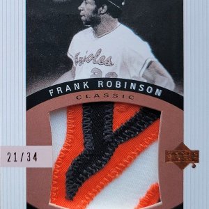 2005 Sweet Spot Classic Frank Robinson Jumbo Patch