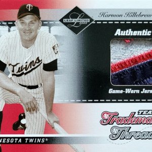 Harmon Killebrew 2003 Leaf Limited Trademark Threads 15/25