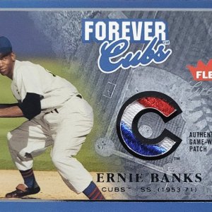 Ernie Banks 2004 Fleer Greats Patch 24/49