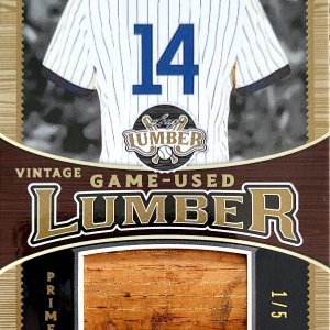 Ernie Banks 2024 Leaf Lumber Bat Barrel 1/5