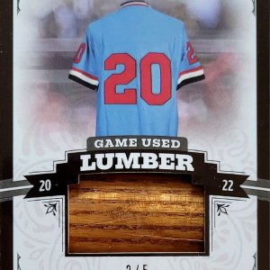 Lou Brock 2022 Leaf Lumber Bat Barrel 2/5
