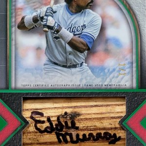Eddie Murray 2023 Museum Collection Bat Barrel Auto 1/1