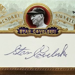 2006 Legendary Cuts Stan Coveleski Auto