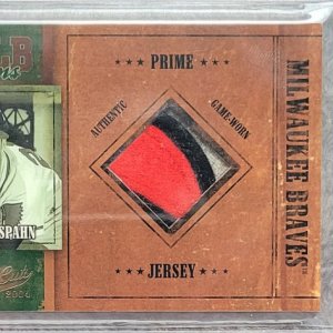 2004 Prime Cuts Warren Spahn Patch 13/25