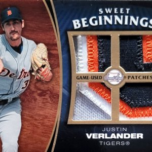 2006 Sweet Beginnings Justin Verlander Patch