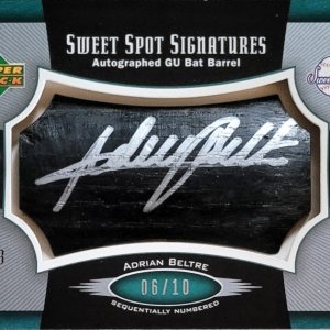 Adrian Beltre GU Barrel Auto 6/10
