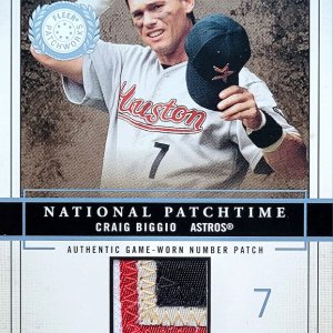 Craig Biggio 2003 National Patchtime Patch 35/75