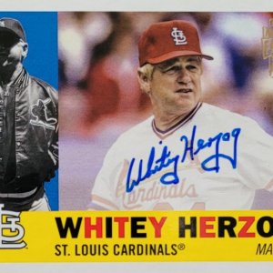 2022 Topps Archives Whitey Herzog auto