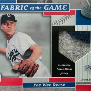 Pee Wee Reese 2002 Fabric of the game patch 11/40