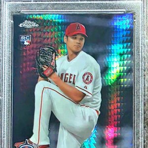 Shohei Ohtani 2018 Topps Chrome Prism Refractor