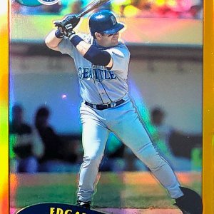Edgar Martinez 2002 Topps Chrome Gold Refractor