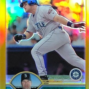 Edgar Martinez 2003 Topps Chrome Gold refractor 130/449