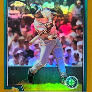 Edgar Martinez 2004 Topps Chrome Gold Refractor