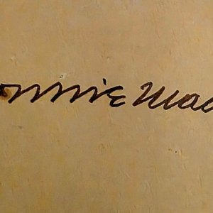 Connie Mack signature JSA certified