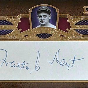 Waite Hoyt 2007 Legendary Cuts auto 53/79