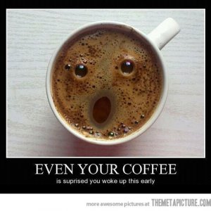 funny coffee face surprised mug