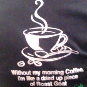 Without morning coffee t shirt