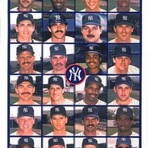 1989 Score NatWest Banks New York Yankees 33
