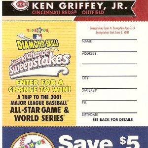2001 Fleer Tradition Uncut Promotional