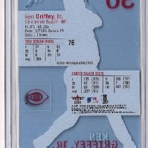 2003 E-X Credentials Back