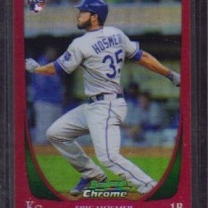 ERIC HOSMER 2011 BOWMAN CHROME RED REFRACTOR RC /5
