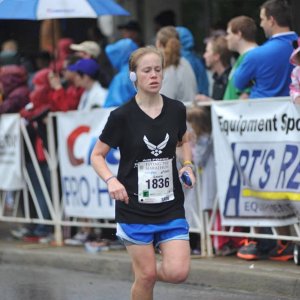 Finishing up the Flying Pig Marathon 2013