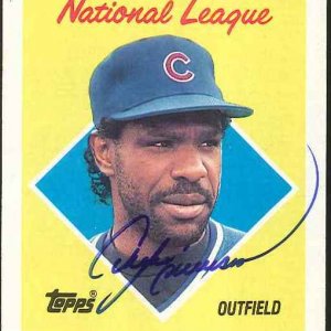 Andre Dawson 1988 Topps AS TTM Auto
