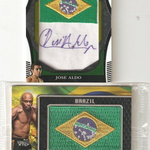 Jose Aldo Flag Patch Auto Lot 001