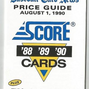 1990 Score Price Guide 1