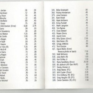 1990 Score Price Guide 4