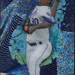 2014 Yordano Ventura Blue Dots