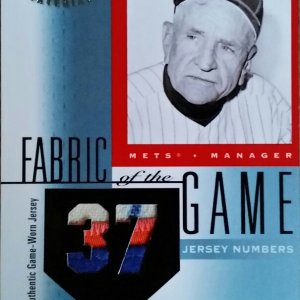 2001 Leaf Certified Material Casey Stengel patch