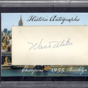 Walter Alston 1955 Dodgers PSA 8