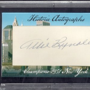 Allie Reynolds 1951 Yanks PSA 8