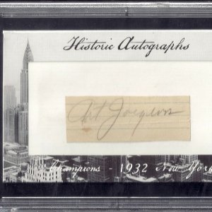 Art Jorgens 1932 Yanks PSA 7