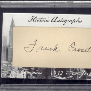 Frank Crosetti 1932 Yanks PSA 10
