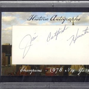 Jim Hunter 1978 Yanks PSA 9
