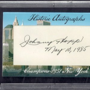 Johnny Hopp 1951 Yanks PSA 10