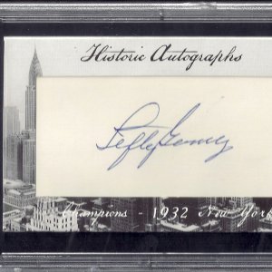 Lefty Gomez 1932 Yanks PSA 9