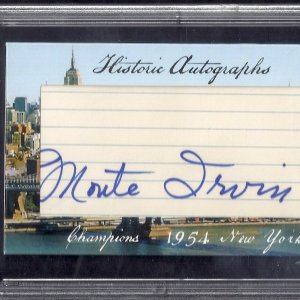 Monte Irvin 1954 Giants PSA 9