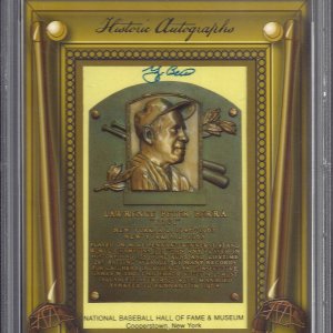 Yogi Berra Auto PSA 10