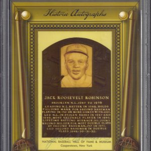 Jackie Robinson Auto PSA 7